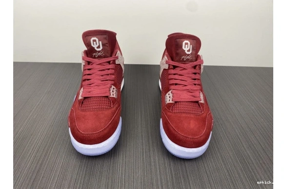 Cheap EP Air AJ4-904282 AJ4-904282 Sooners Oklahoma Retro 4 Jordans 0119
